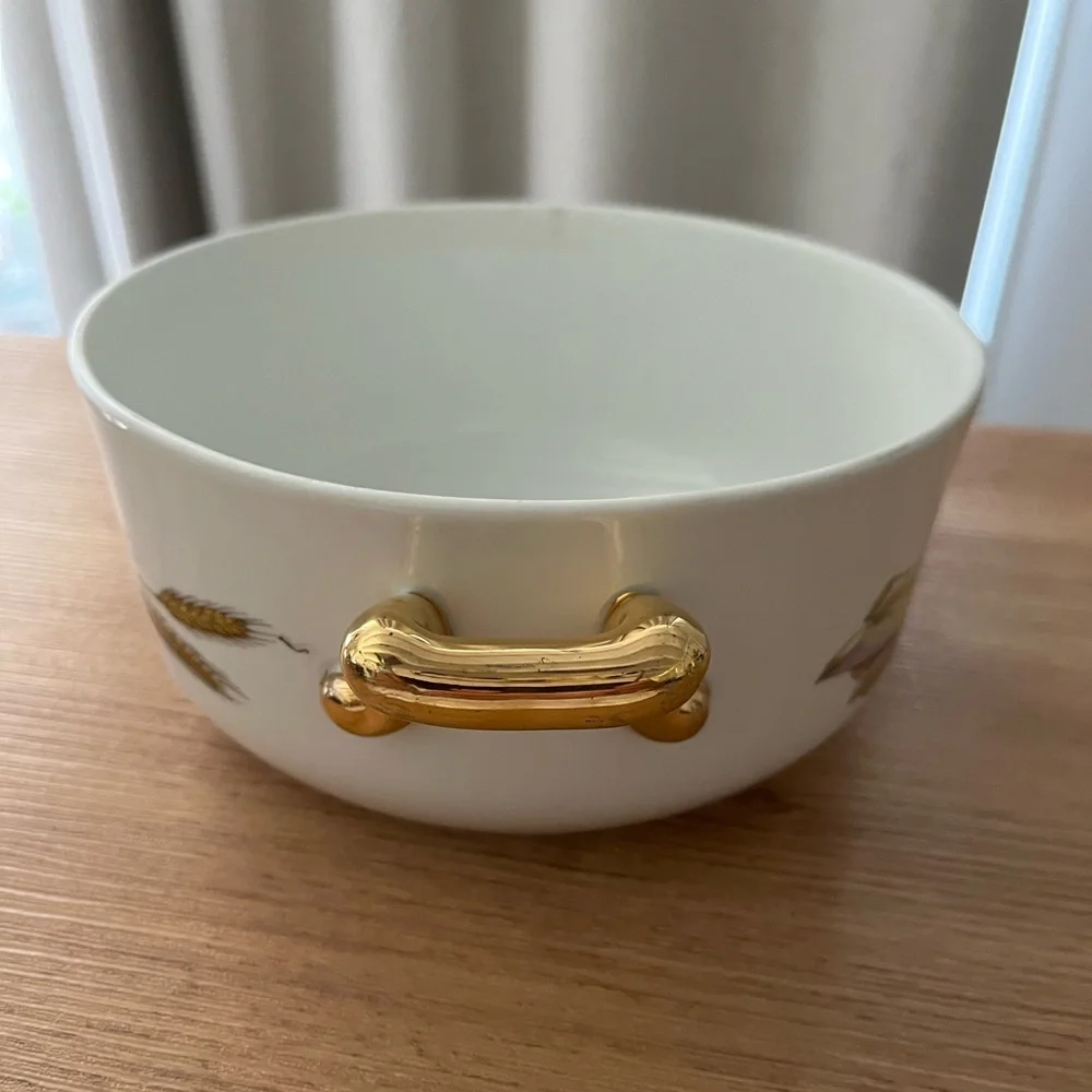 Royal Worcester Evesham Round Casserole Dish Hops Wheat Asparagus Shape 28